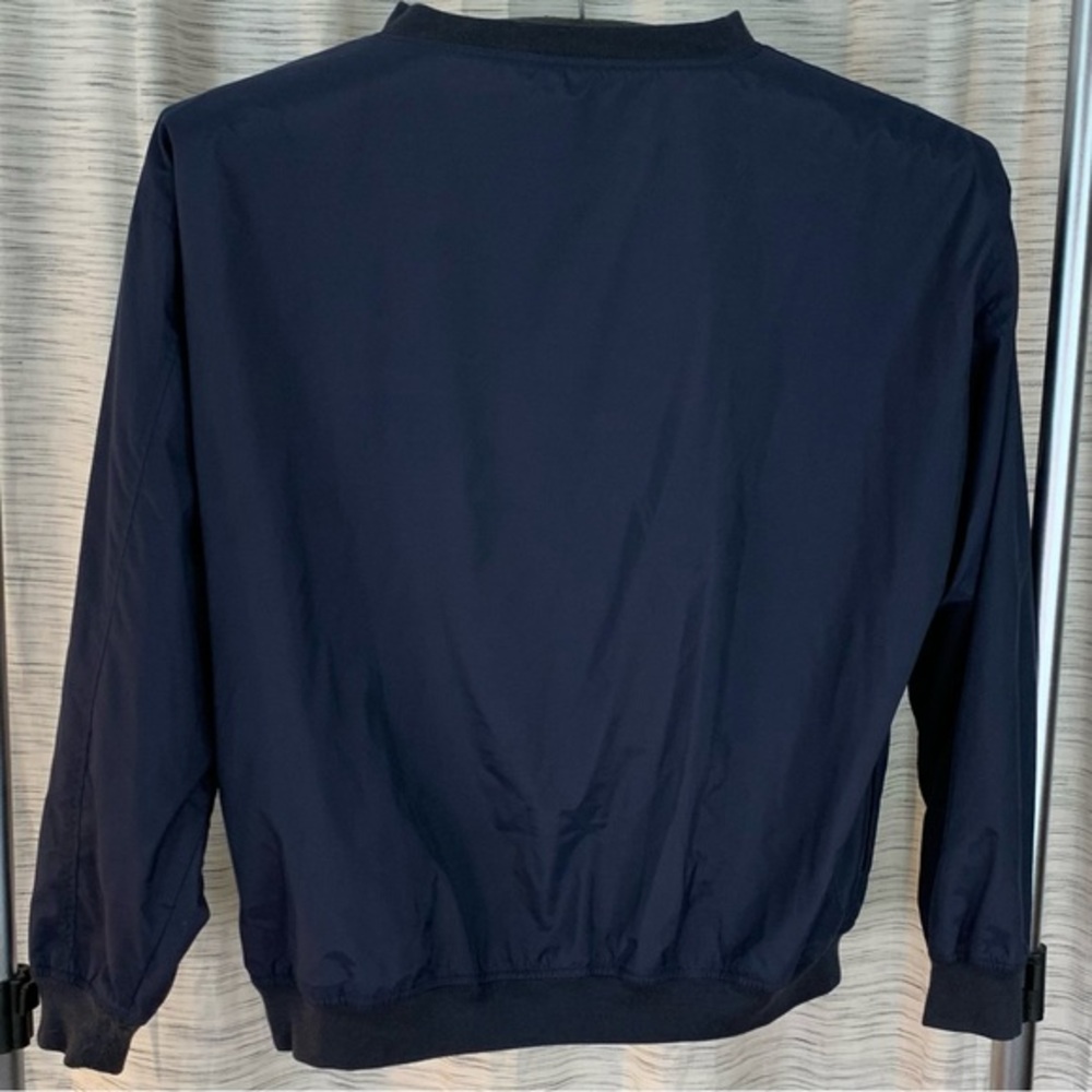 Port Authority navy blue US Navy long sleeve pullover jacket. - Picture 5 of 12